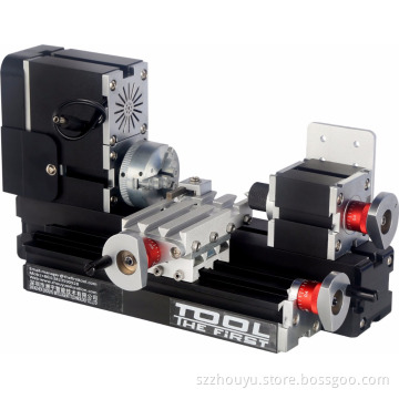 Big Power 60W Metal Electroplated Lathe for DIY hobby wood working